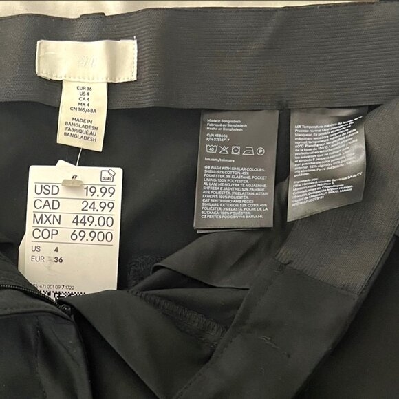 NWT H&M Black Slacks - Picture 5 of 8